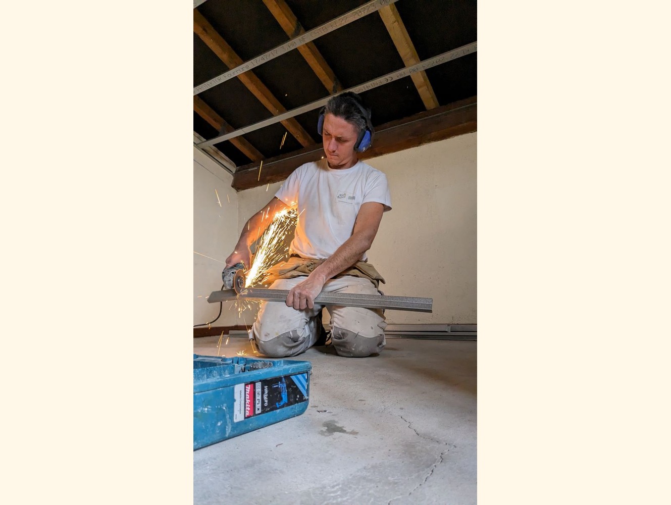 Réalisation plâtrerie peinture - Xavier Dumareau artisan Marcigny Céron